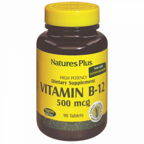 VITAMIN B12 500 mcg 90 Comp - NATURE'S PLUS