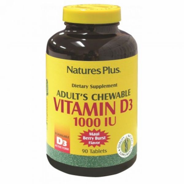 VITAMIN D3 1000 IE 90 Comp Mast - NATURE'S PLUS