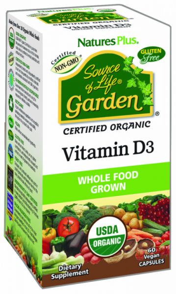 GARDEN VITAMIN D3 60 Cap - NATURE'S PLUS