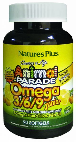 ANIMAL PARADE OMEGA 3/6/9 JUNIOR 90 Perlas