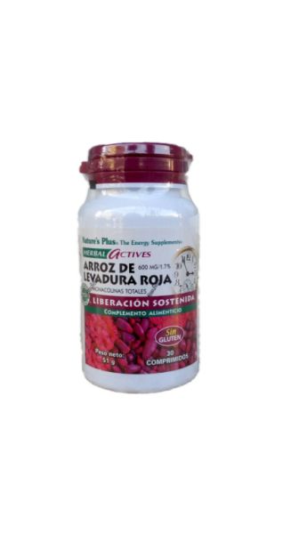 ARROZ DE LEVADURA ROJA  600 mg 30 Cap