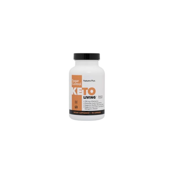 KETO LIVING SUGAR CONTROL 90 Caps - NATURE'S PLUS