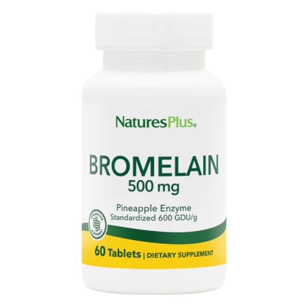 Bromelain 500 mg 60 Comprimidos - NATURE'S PLUS