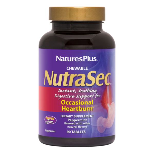 Nutrasec 90 Chewable tablets - NATURE'S PLUS