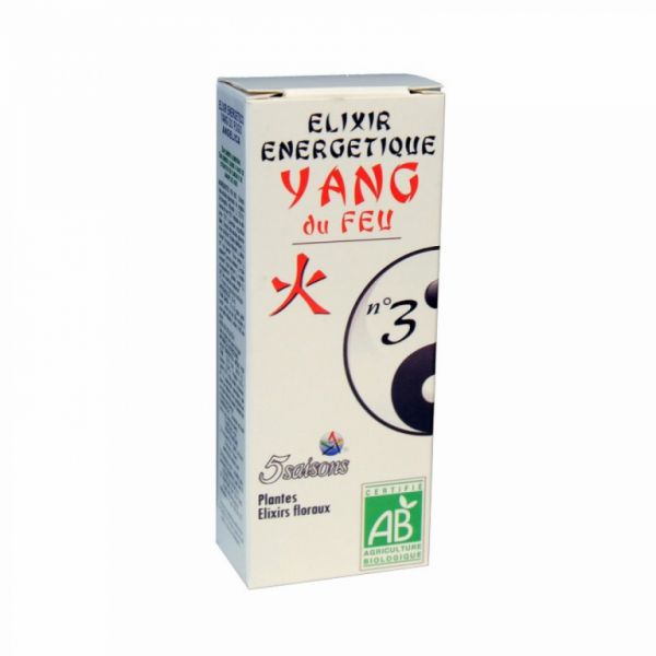 Elixier N3 Yang des Feuers 50 ml - 5 SAISONS