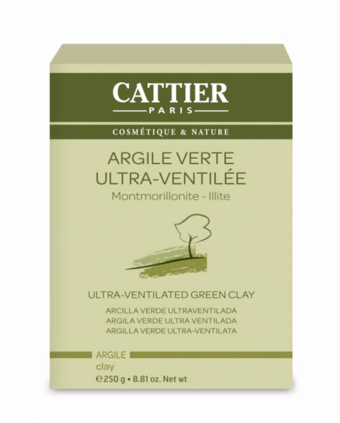 Ultraventilated Green Clay BIO 250 g - CATTIER