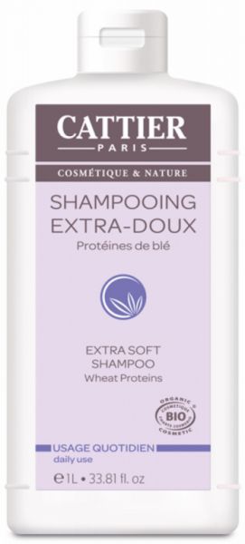 Shampoing extra doux BIO 1 l - CATTIER