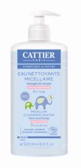 Comprar CATTIER Agua Limpiadora Micelar Bebé Cara y Cuerpo BIO 500 ml Por 15,35€