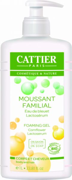 GEL DOUCHE ET SHAMPOING FAMILLE 1 l - CATTIER