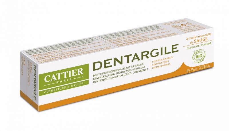 Dentargile Slavia BIO tandkräm 75 ml - CATTIER