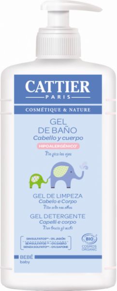 Gel da bagno per bambini BIO 500ml - CATTIER