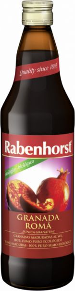 ÖKO SAFT. GRANATAPFEL 750ml - RABENHORST