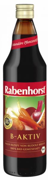 B-AKTIV GEMÜSESAFT 750 ml - RABENHORST