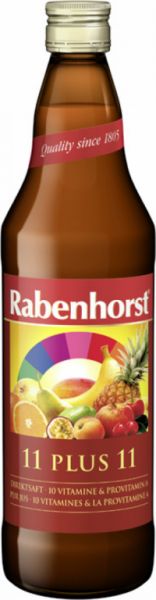 11 PLUS 11 MULTIVITAMIN JUICE 750 ml - RABENHORST