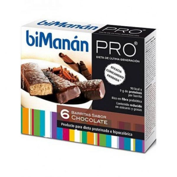 Bimanan pro barreta xocolata 6 Barretes - BIMANAN