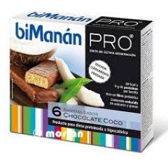 Comprar BIMANAN Bimanan Pro barretes de xocolata coco 6 Barretes Per 9,48€