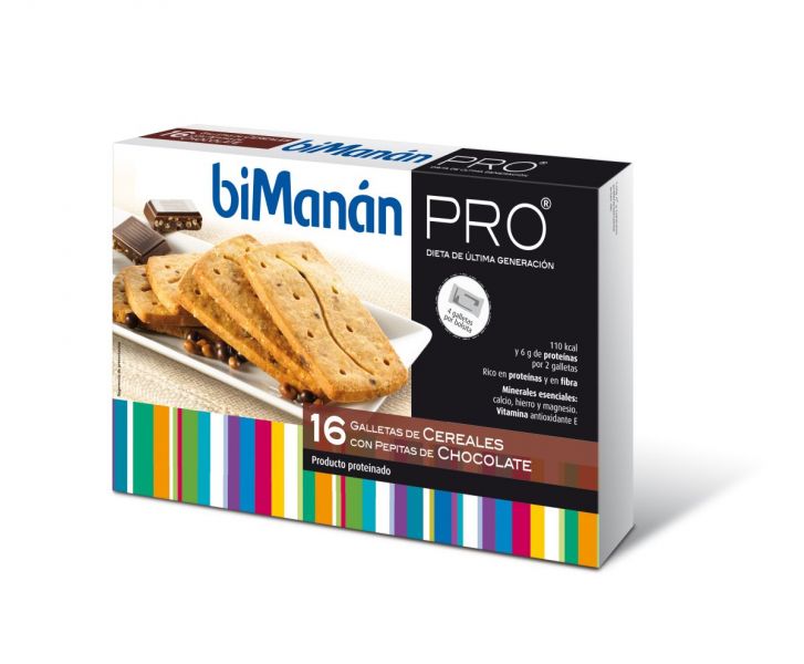 Bimanan befit biscuits céréales et pépites de chocolat 16 unités