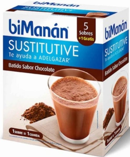 Bimanan batido de chocolate 6 Sobres - BIMANAN