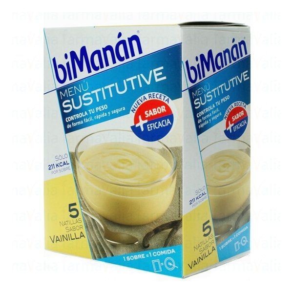 Bimanan natillas de vainilla 6 Sobres - BIMANAN