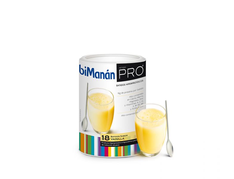 Bimanan Pro milkshake de baunilha formato ecológico 540 gramas