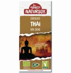 Buy NATURSOY SUPER CHOCOLATE TAI 60% BIO VEGAN COCOA 125 By 4,79€