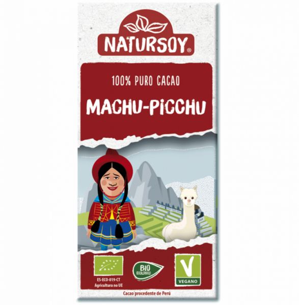 SUPER CHOCOLADE MACHU PICHU 100% PURE BIOLOGISCHE CACAO