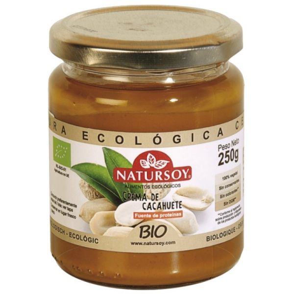 MANTEIGA DE AMENDOIM SEM SAL 250 g - NATURSOY