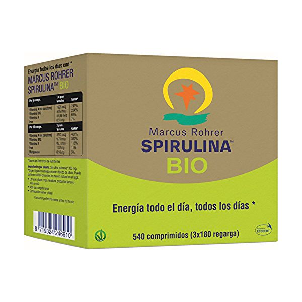 BIO ESPIRULINA RECARGA 540 Comp - MARCUS ROH