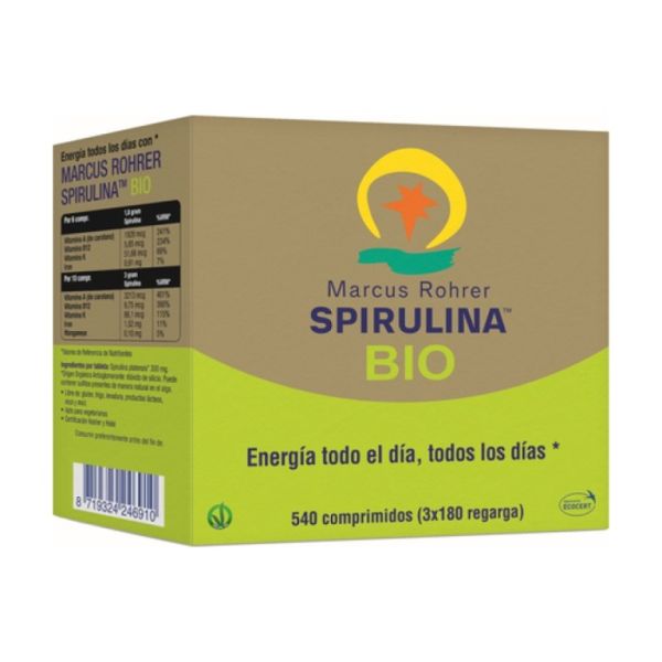 Spirulina Orgânica 540 Comprimidos - MARCUS ROH