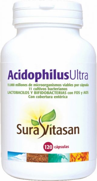 ACIDOPHILUS ULTRA 120 Capsulas - SURA VITASAN