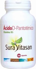 Buy SURA VITASAN PANTOTHENIC ACID 500 mg 100 Caps By 22,60€