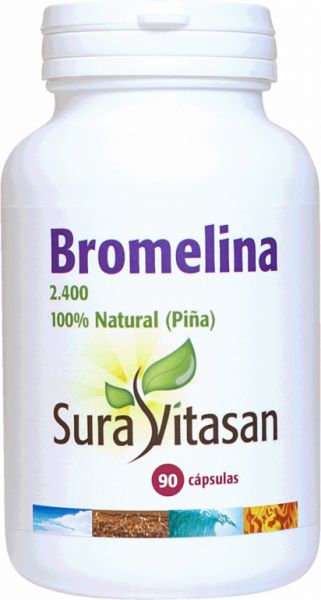 BROMELAÍNA NATURAL 500 mg 90 Cap - SURA VITASAN