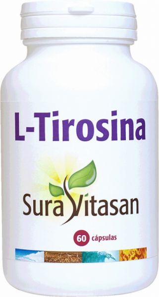 L TIROSINA 500 mg 60 Caps - SURA VITASAN