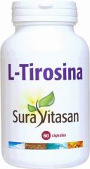 Comprar SURA VITASAN L TIROSINA 500 mg 60 Caps Por 28,05€