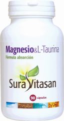 Comprar SURA VITASAN MAGNÉSIO L TAURINA 90 Cápsulas Por 29,55€