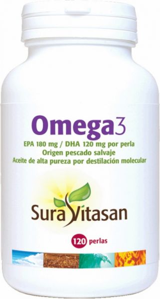 OMEGA 3 1200 mg 120 Parels - SURA VITASAN