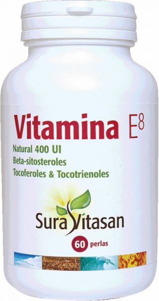 NATUURLIJKE VITAMINE E8 400UI 60Pe - SURA VITASAN