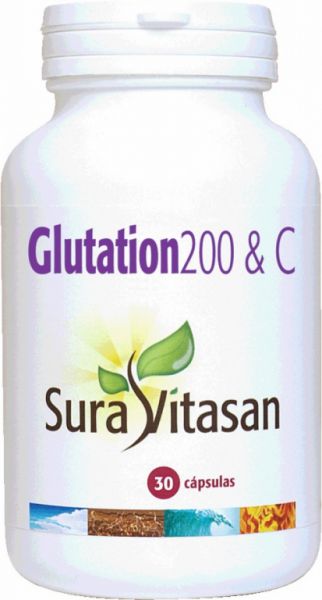 GLUTATION 200 e C 200 mg 30 Caps - SURA VITASAN