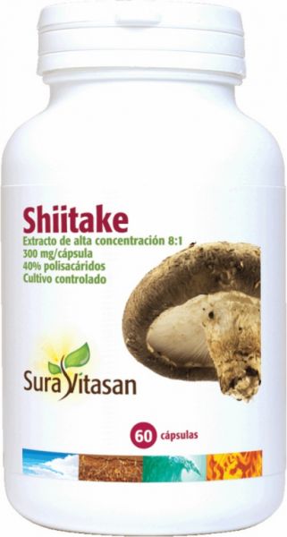 SHIITAKE 300 MG 60 Vcaps - SURA VITASAN