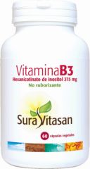 Buy SURA VITASAN VITAMIN B3 60 Cap By 16,15€