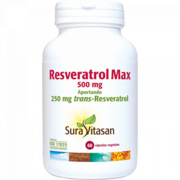 RESVERATROL MAX 60 Bouchon - SURA VITASAN