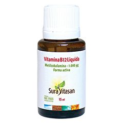 Comprar SURA VITASAN Vitamina B12 líquida 15 ml Por 19,10€