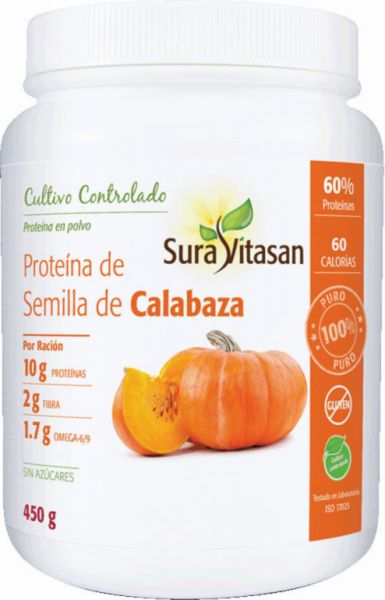 PROTEINE DI SEMI DI ZUCCA 450 gr - SURA VITASAN