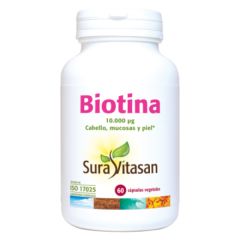 Comprar SURA VITASAN BIOTIN 60 Cápsulas Por 15,90€