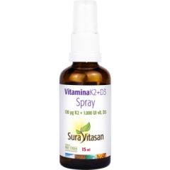 köpa SURA VITASAN VITAMIN K2 + D3 SPRAY 15 ml Förbi 28,40€