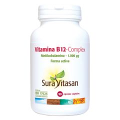 Buy SURA VITASAN VITAMIN B12 COMPLEX 90 Caps By 27,25€