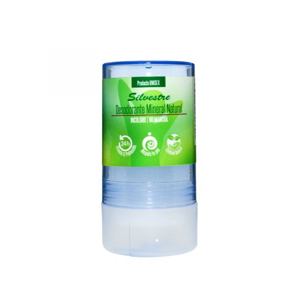 Desodorant pedra natural alum 90 g - SILVESTRE