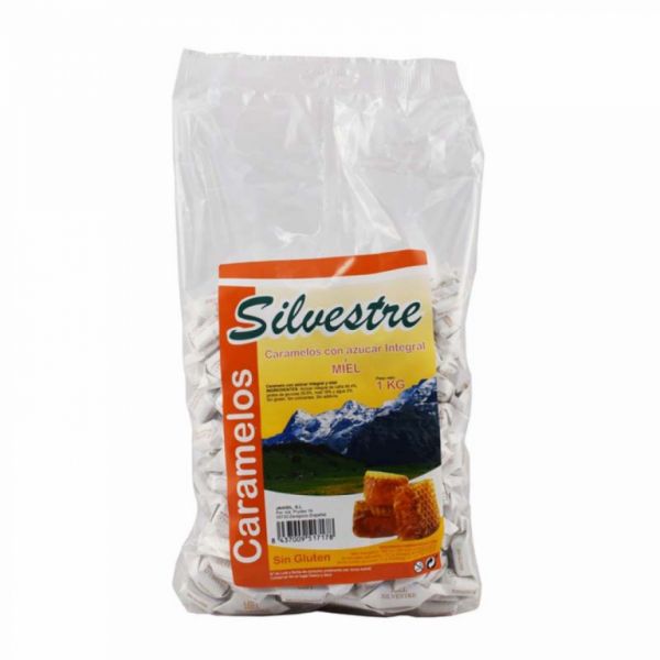 Honey candies with whole sugar 1 Kg - SILVESTRE