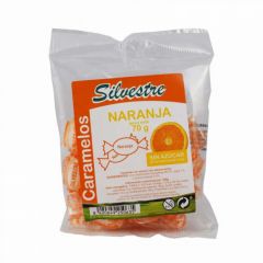 Comprar SILVESTRE Caramels de taronja sense sucre 70 g Per 3,25€