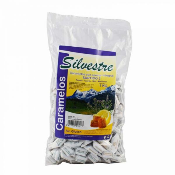 Blandade godis lakrits timjan honung marshmallow med helsocker 1 Kg